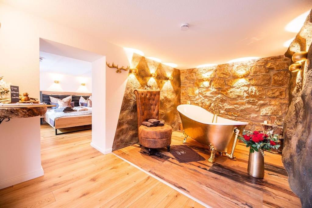 Chalet Vitaspa - Whirlpool & Sauna Privatspa Pegnitz Exterior foto